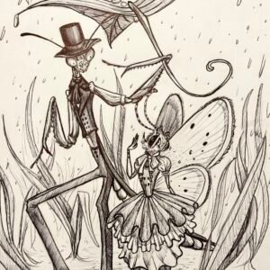 Rain Waltz | Original Ink Drawing - SOLD